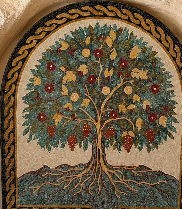 Tree of Life mosaic panel